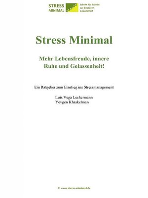 cover image of Stress Minimal